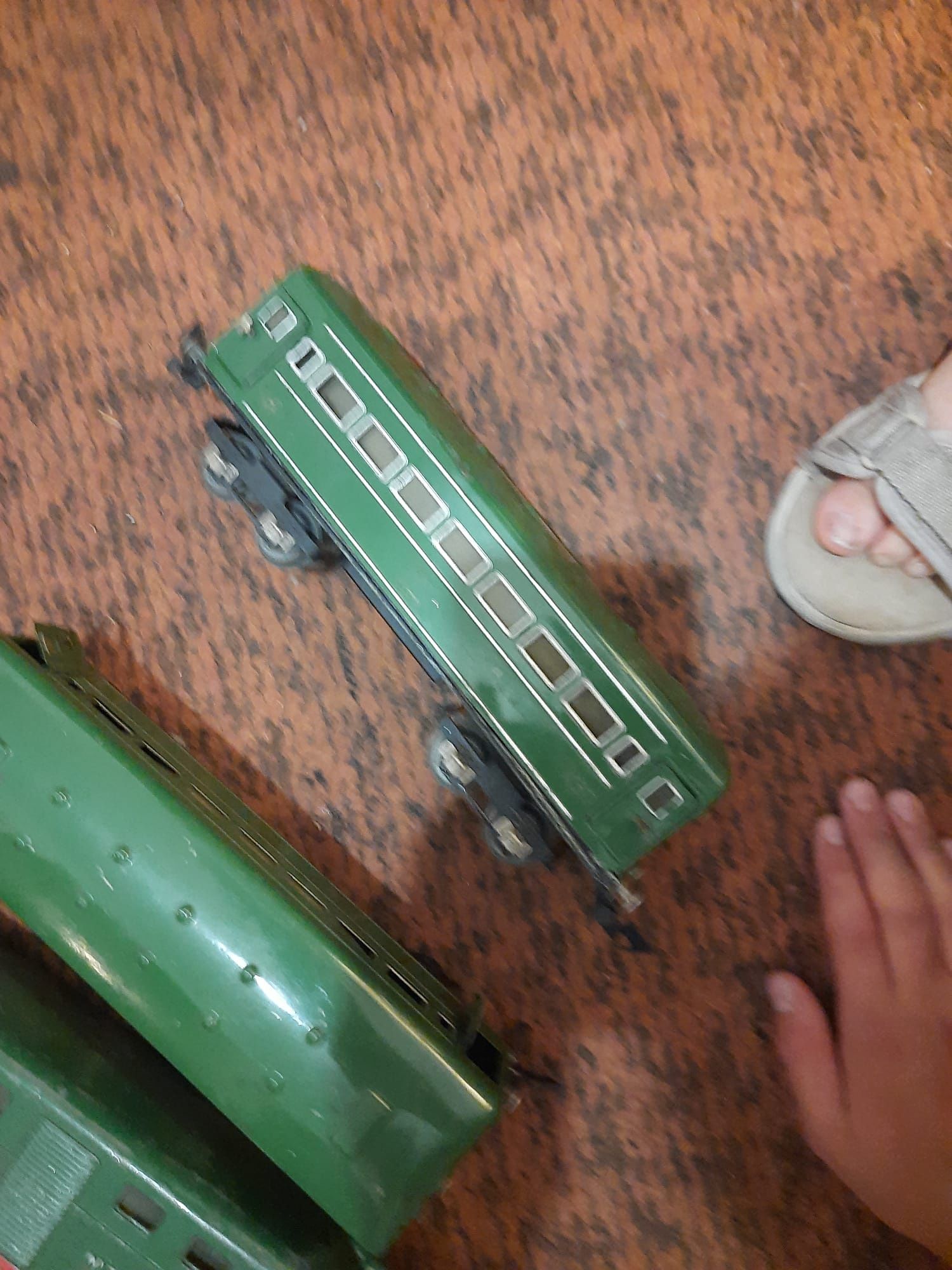 Set de tren de jucărie rusesc, anii 60-70