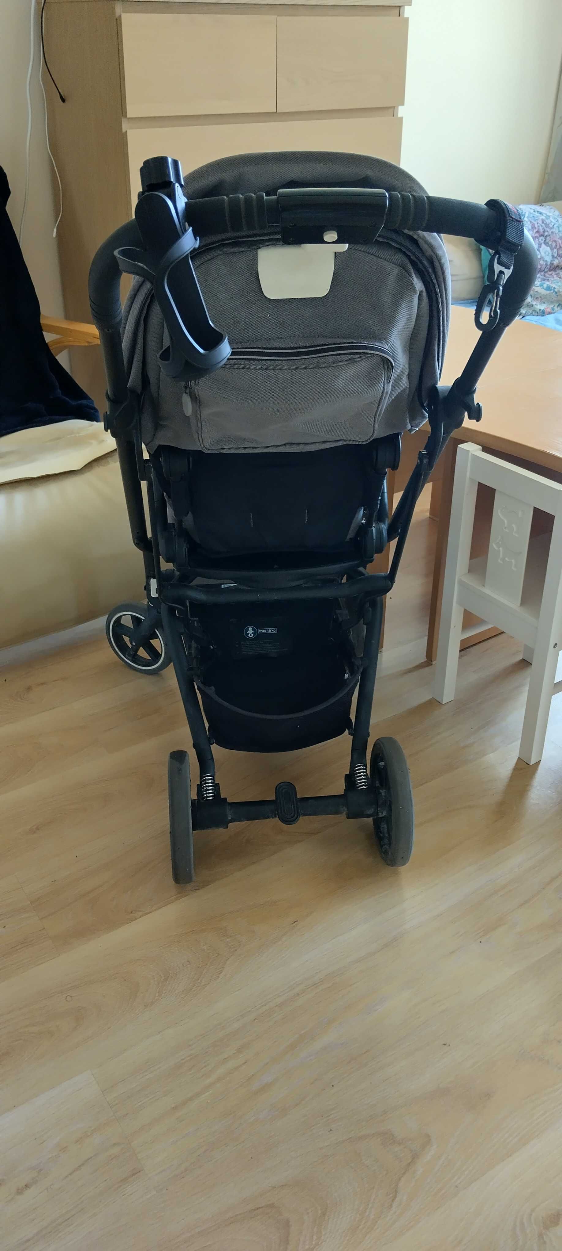 Бебешка количка Cybex Eezy S Twist + 2 в цвят soho grey