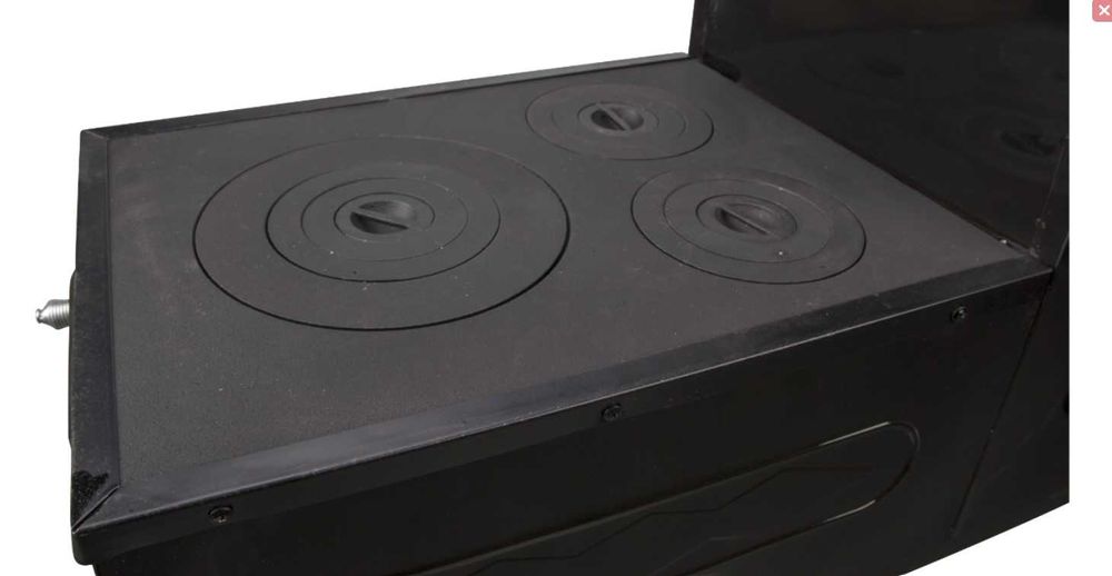 Soba Cizma L Lemne Cuptor Neagra 7kW Evac DREAPTA LIVRAT GRATUIT BN