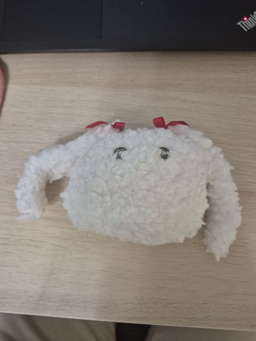 Ръчно изработено плюшено зайче облак