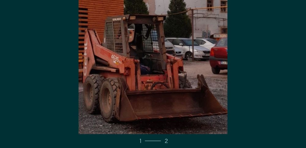 BOBCAT Lucrari cu miniincarcator frontal