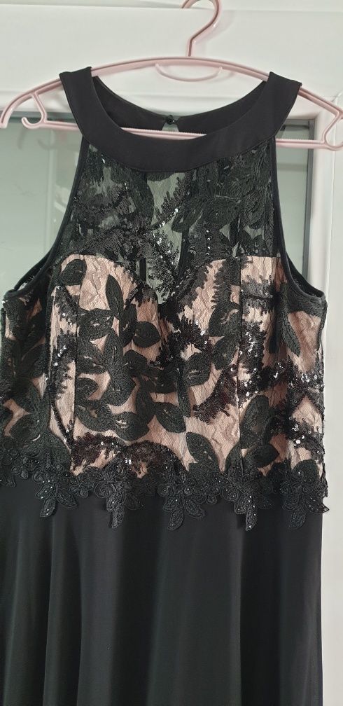 Rochie neagră lungă