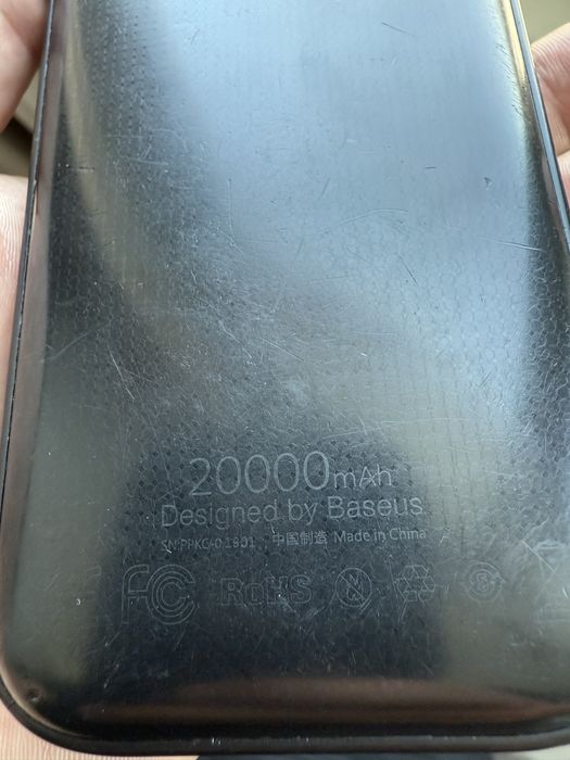 Baseus Power Bank 20 000mah (акумулаторна батерия)