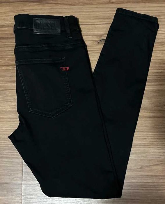 Diesel, Blugi skinny D-Istort, Negru, W33-L30
