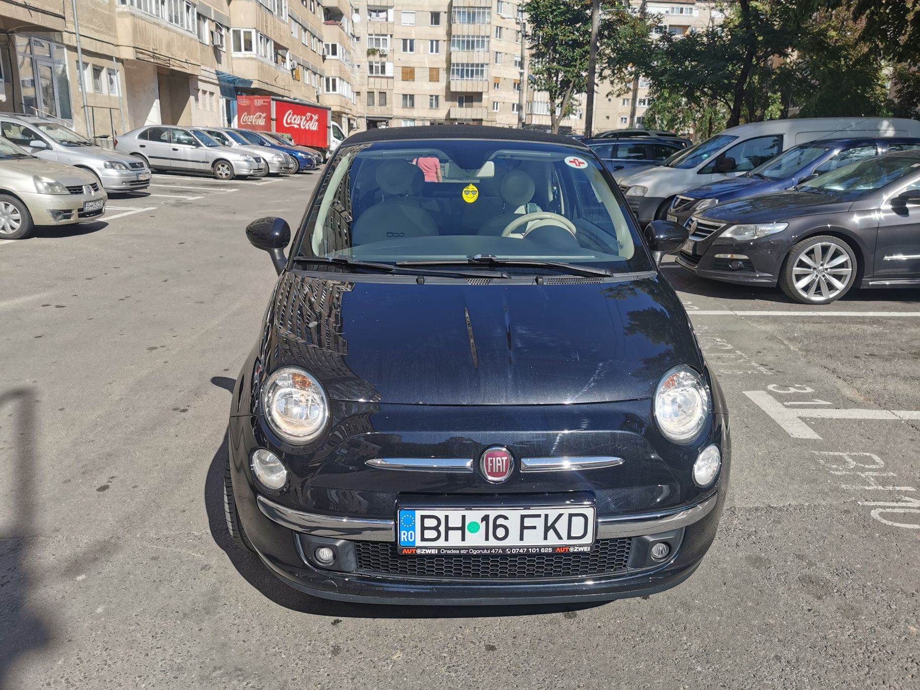 Vand Fiat 500C decapotabil