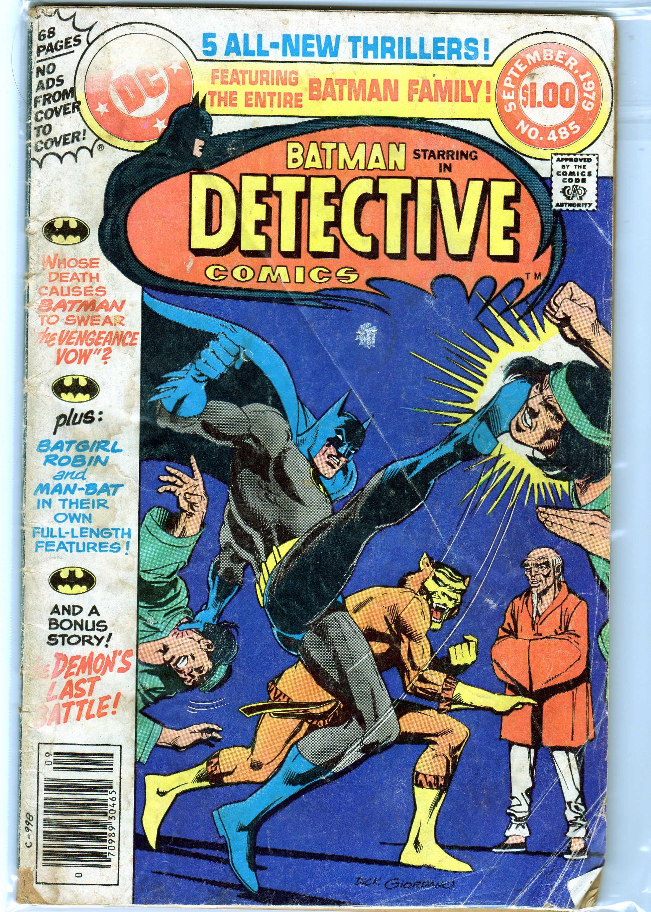 Detective Comics #485 Giant Size DC Comics 1937