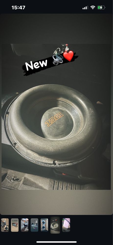 Subwoofer edge de 1500 rms