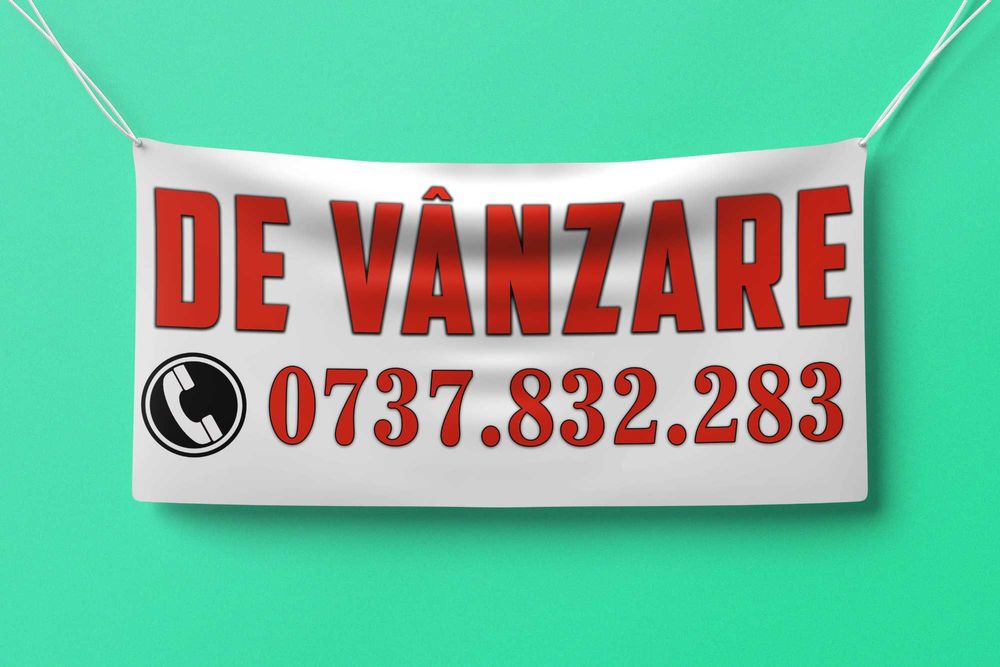 Print Banner "Teren de vanzare"