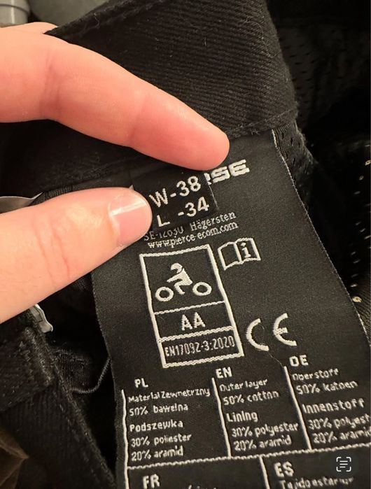Pantaloni Moto MC Jeans