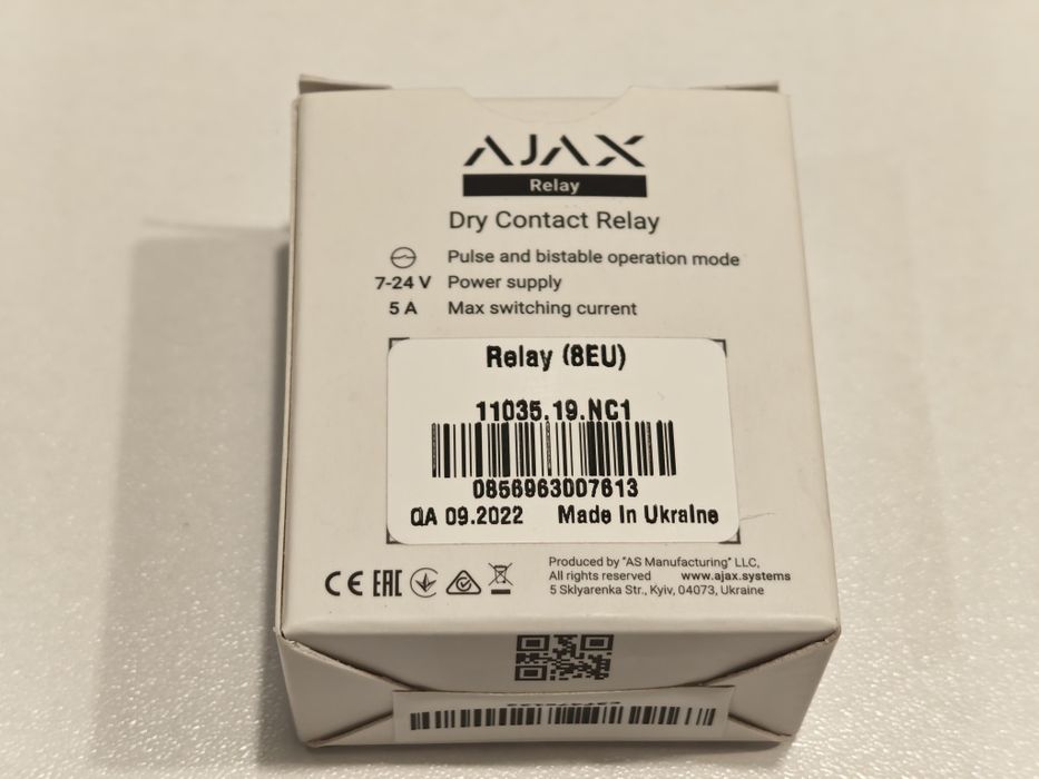 Vand releu contact uscat(dry contact relay) Ajax