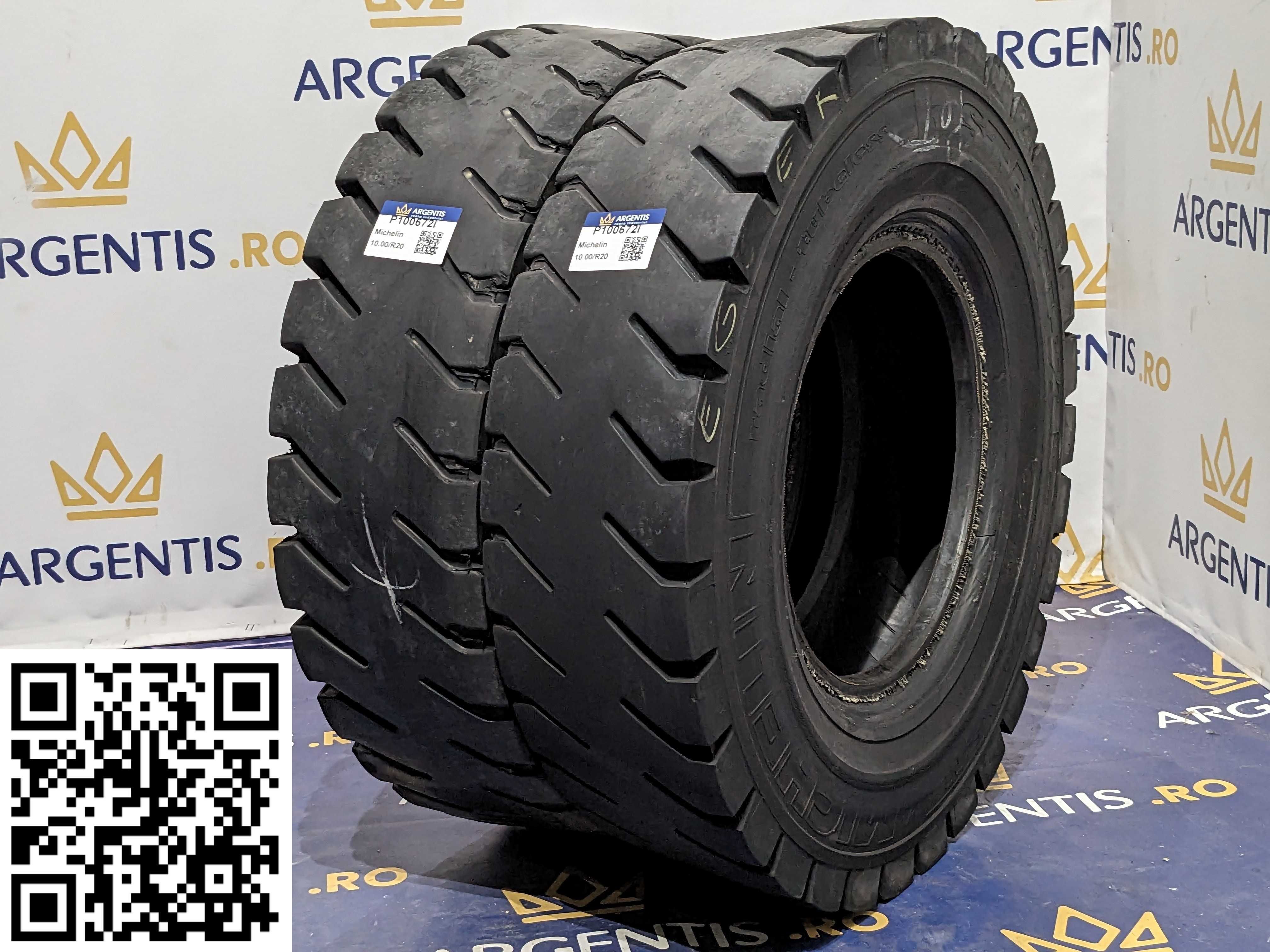 Pereche 2 anvelope 10.00/R20 Michelin (cod P100672I)