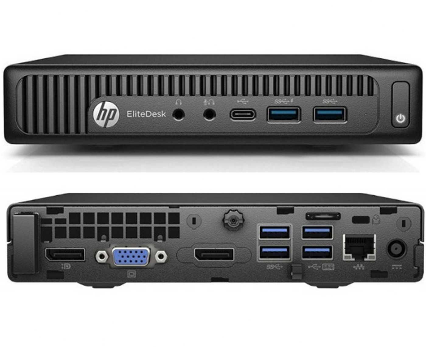 HP EliteDesk 800, i5-6500T, SSD 256GB, RAM 16GB, перфектен!