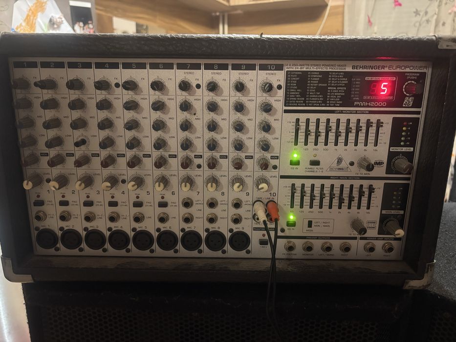 Vand boxe blue tech si mixer benrigher pmp 2000