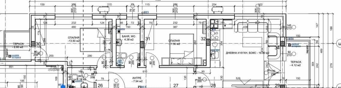 Продава се Тристаен апартамент в Пловдив, Коматево - 100 кв.м за 1096 €/кв.м - Снимка #1