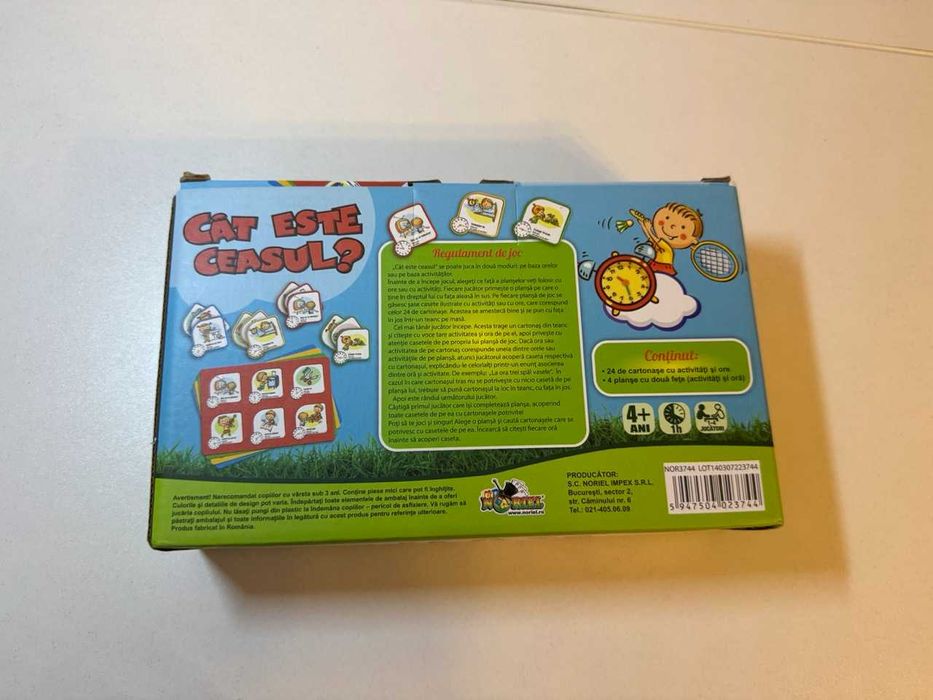 Cat este ceasul? - joc educativ, ca nou
