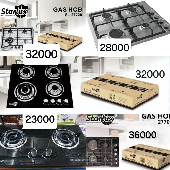 Варочная поверхность газовая. Варочная поверхность газо-электрическая.