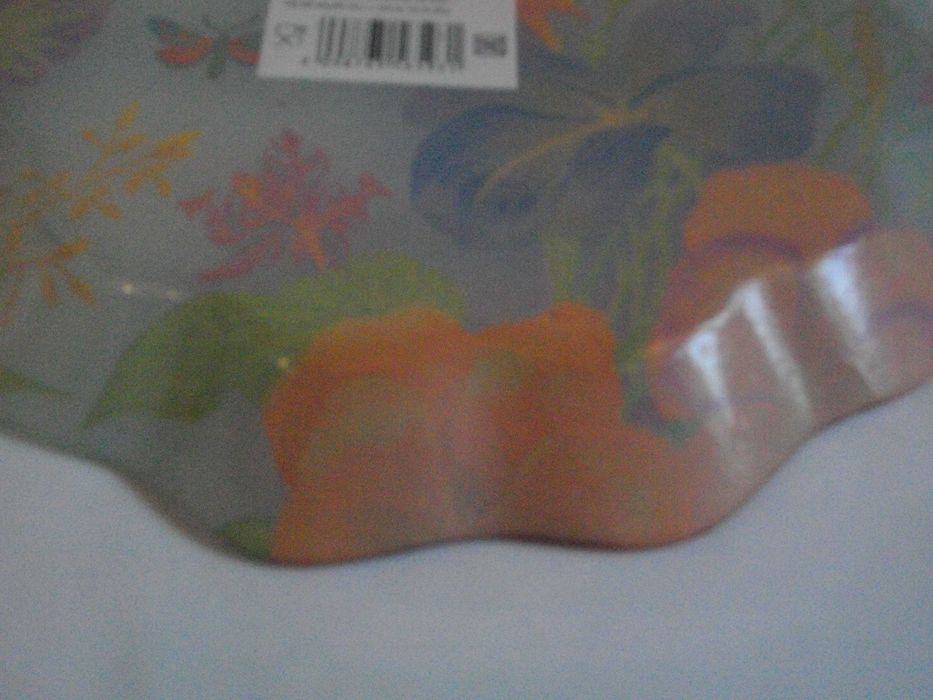 Стъклени Цветни Чинии-2 бр-Нови-ф195/200мм-Lovery Garden