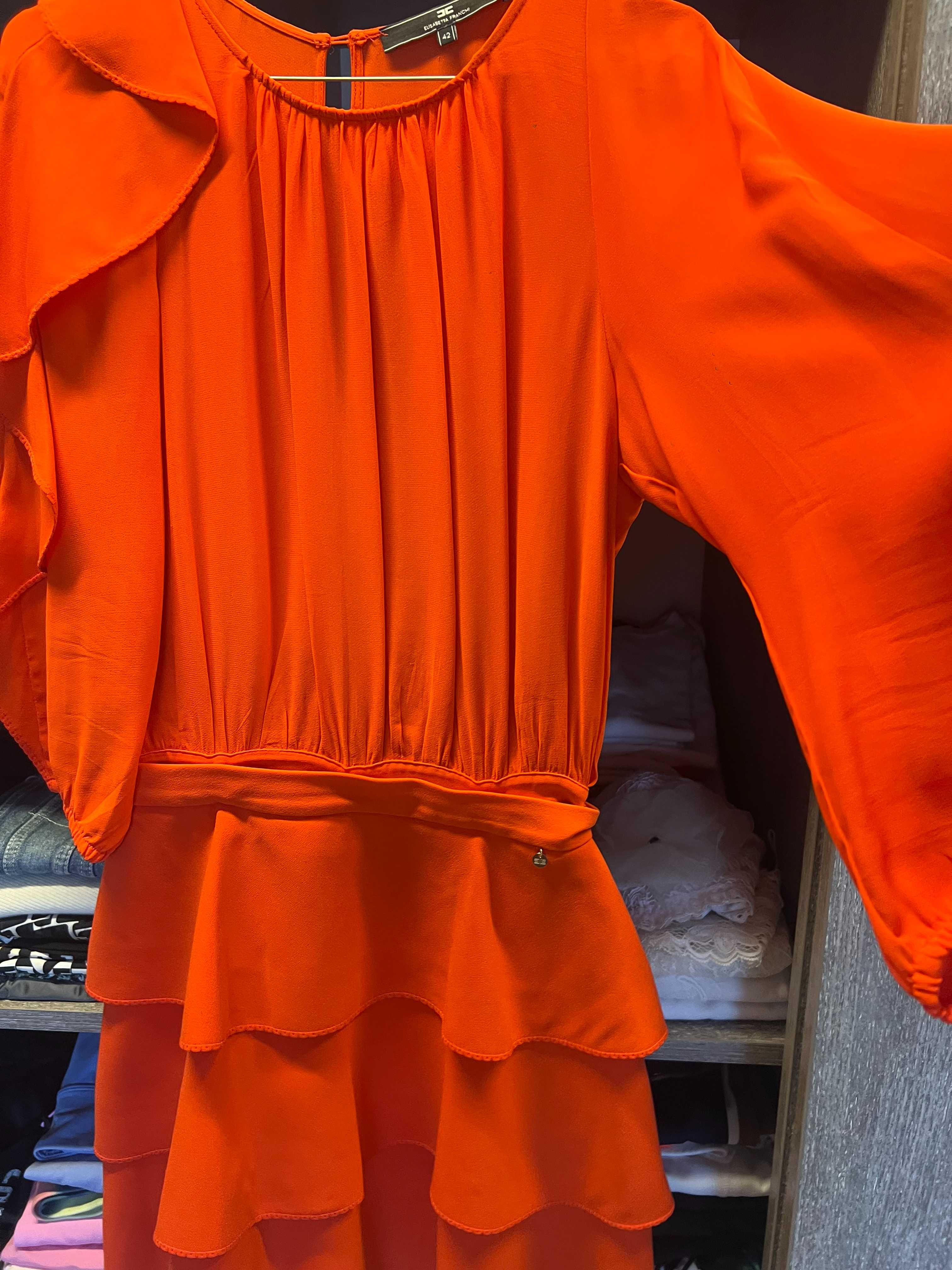 Elisabetta Franchi Red Dress
