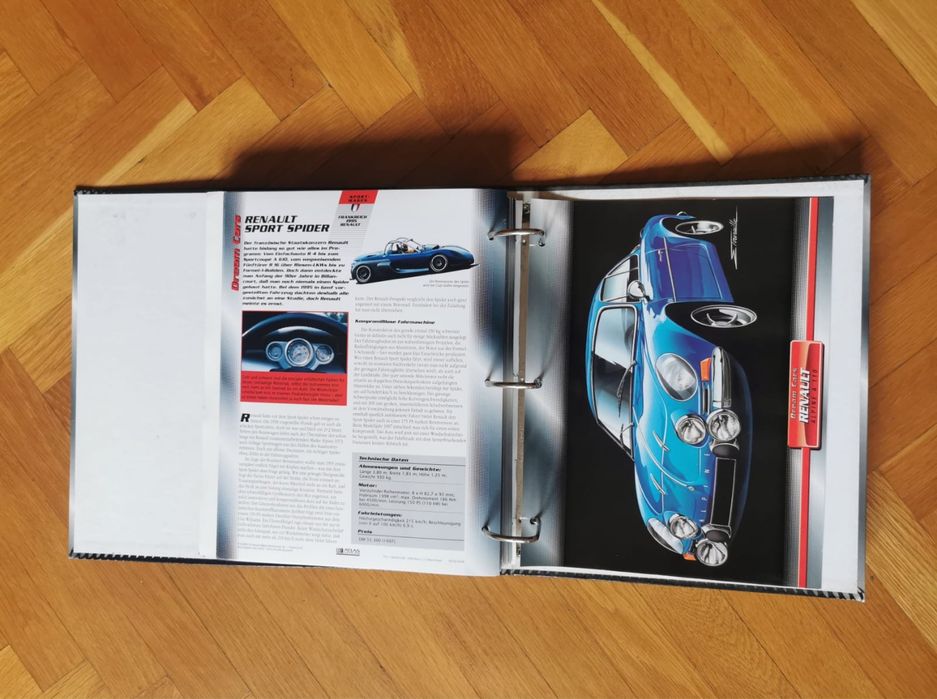 Колекция DREAM CARS мечтани коли оригинална папка на издателя ATLAS