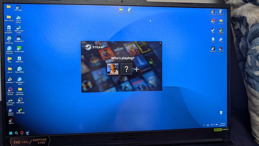 Laptop ASUS Gaming TUF F17 FX707VV