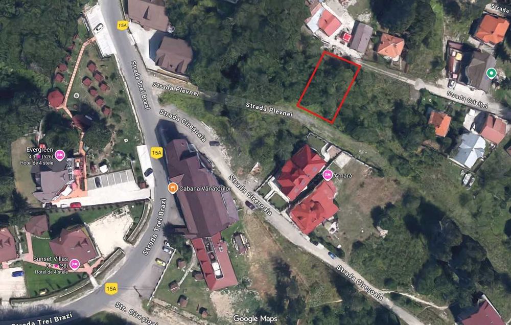 Teren Predeal 550mp - priveliște spectaculoasă spre masivul PiatraMare