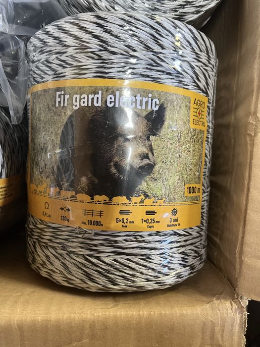 Gard electric cu panou fotovoltaic si acesori