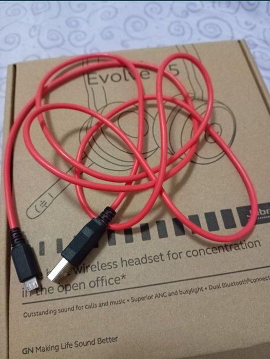 cablu original jabra evolve 65 75 incarcare casti wireless