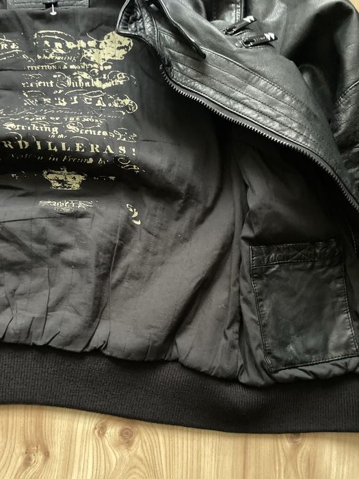 GUESS / мъжко кожено(естествена) яке L
