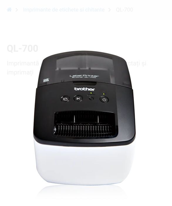 Imprimanta etichete Brother QL700 Noua