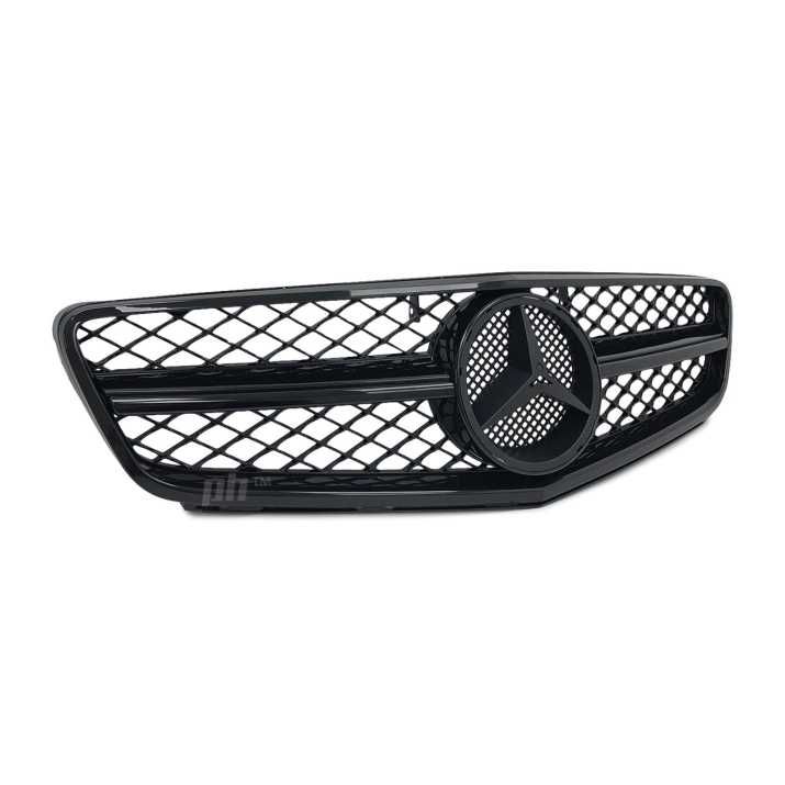 Черна решетка тип AMG за Mercedes C класа W204 седан, комби, купе