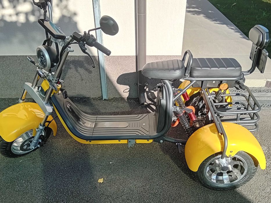 OCAZIE !!! Triciclu electric fără permis, nou, înregistrat circulație.