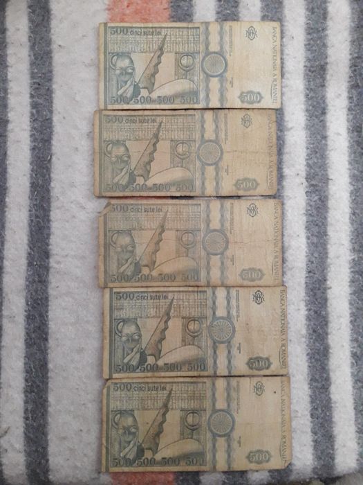 Vând bancnote 500 lei