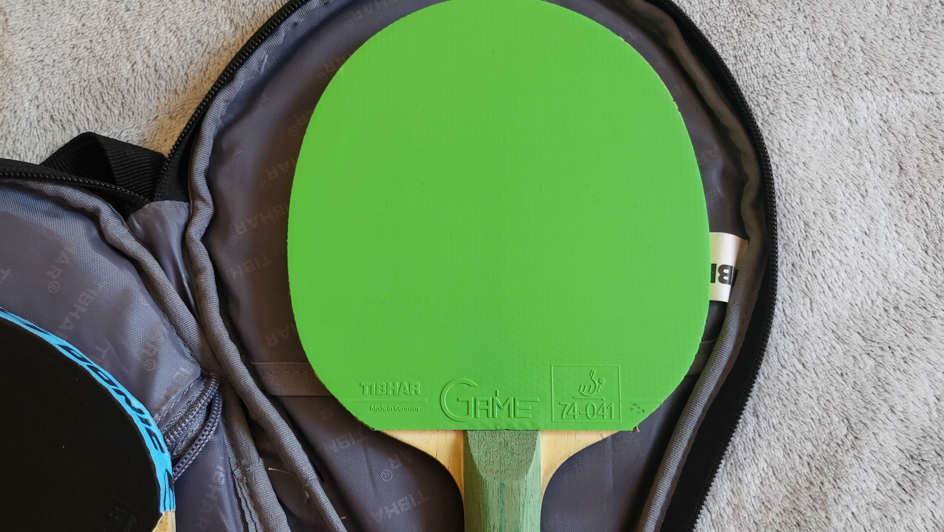 Хилка за тенис на маса Tibhar Pro Green +оригинален калъф Tibhar