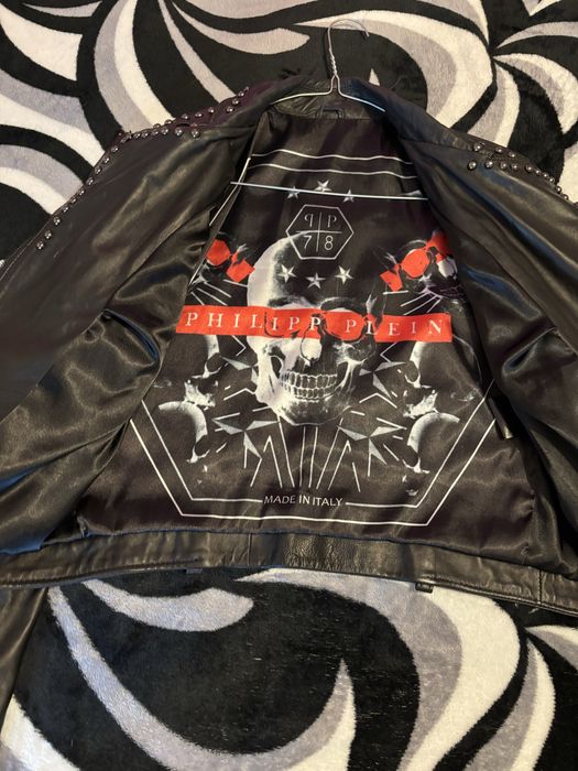 Geaca piele philipp plein dama