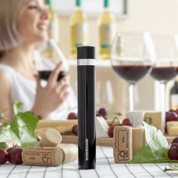 Tirbuson cu aer presurizat pentru vin Dewino InnovaGoods