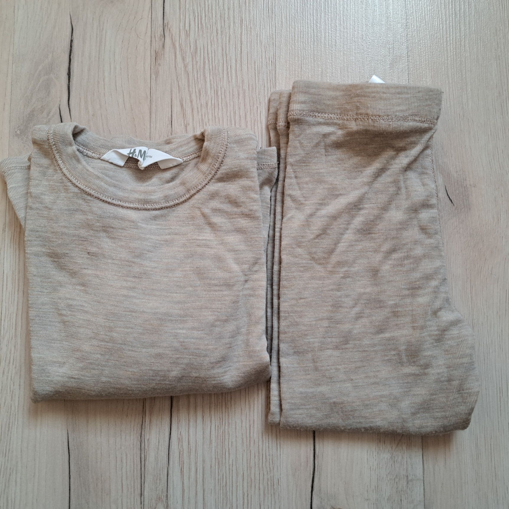 Set (costum) bluză-pantaloni, cu lână, mărimea 98