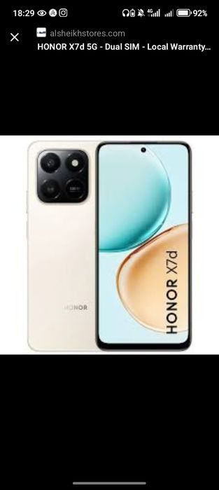 Honor x7d 128 gb