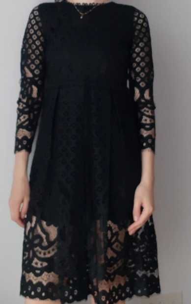 Rochie dantela 3/4, mar S
