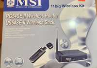 Msi Router Wireless RG54SE II + Stick