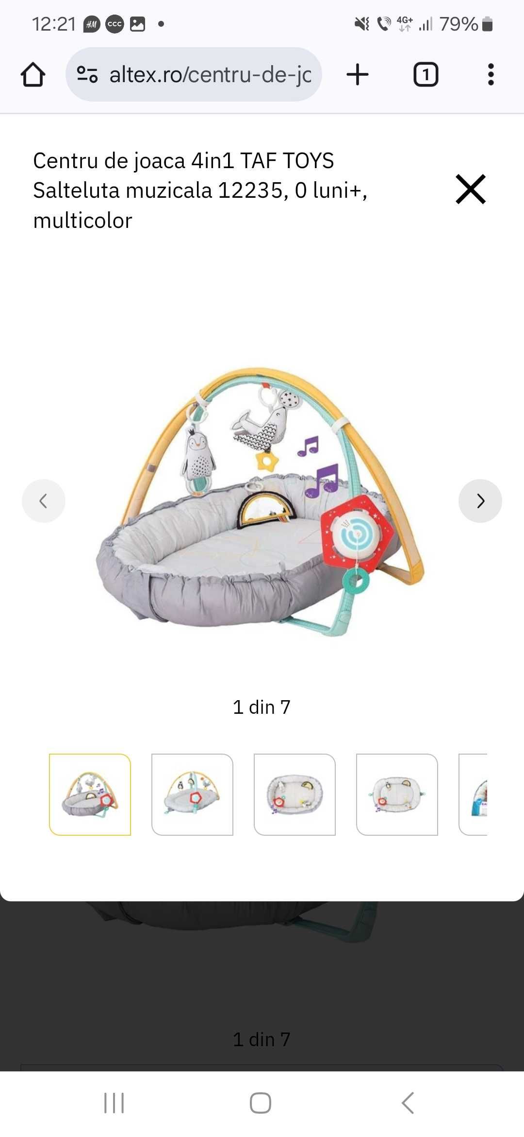 Saltea activitati taff toys