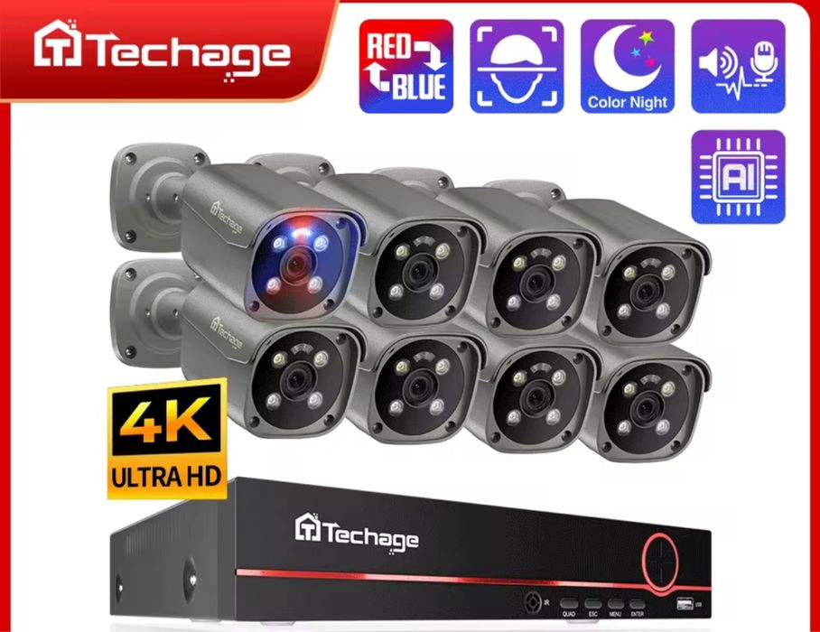 KIT Complet Camere Supraveghere Video 4/8/12 CAMERE **OFERIM MONTAJ