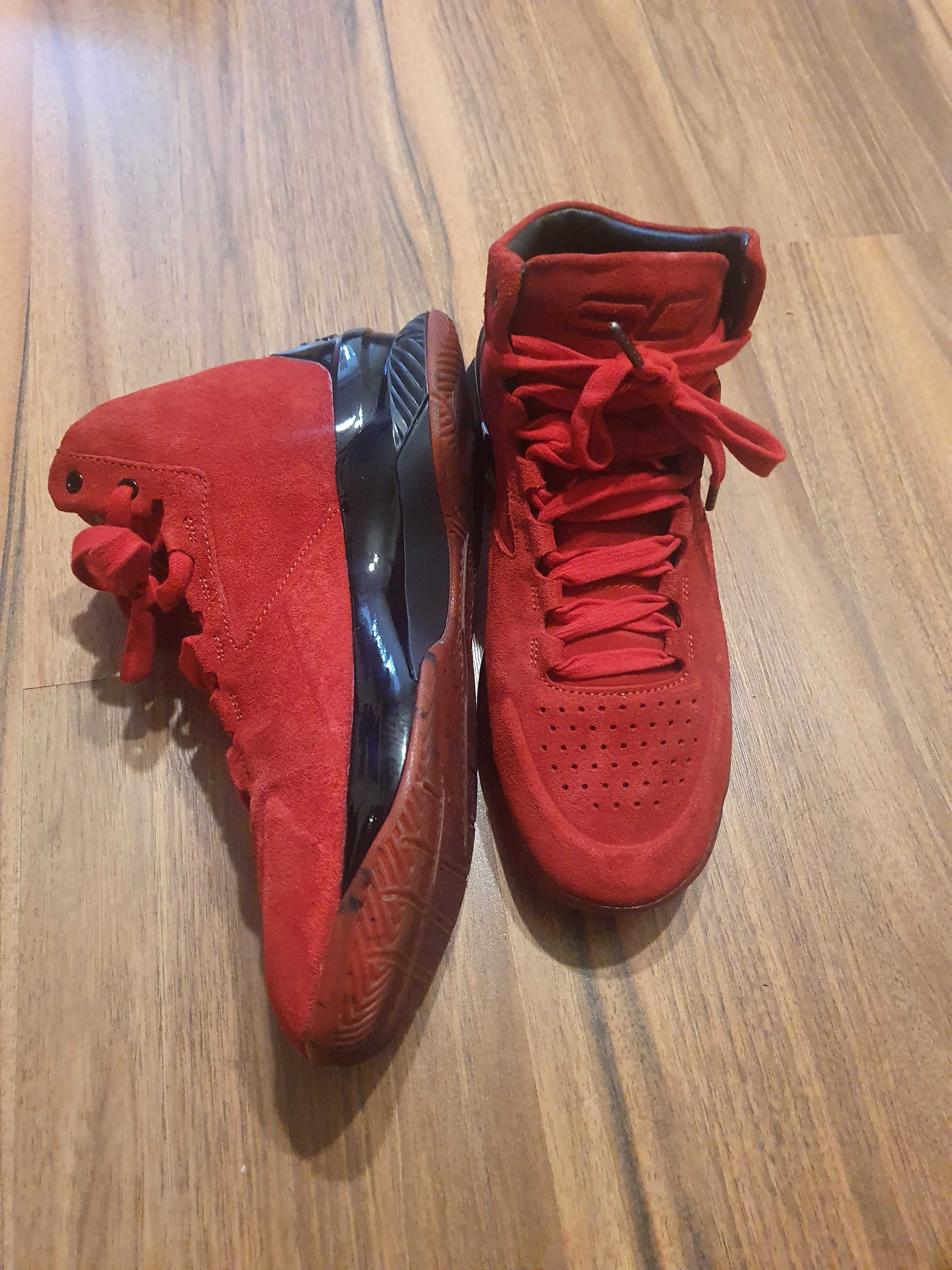 incaltaminte Under Armour Curry 1 Lux Mid Suede Red Black mar 43