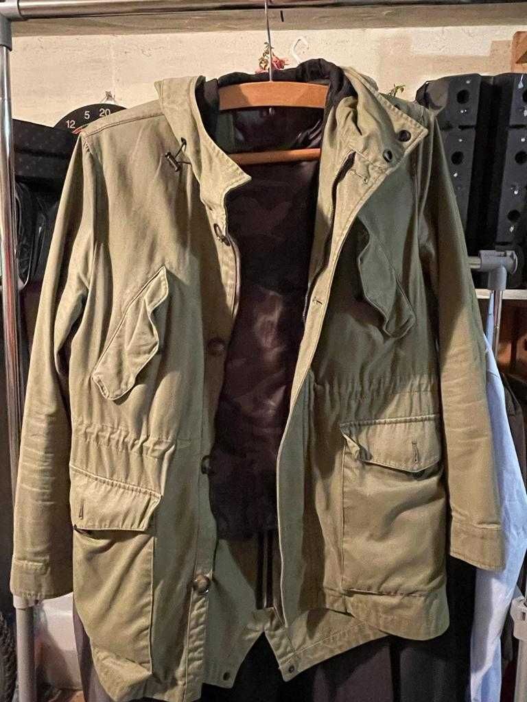 Jacheta Parka Verde S Zara