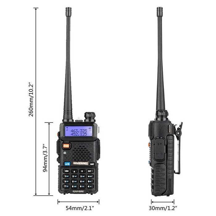 Радиостанция/ Уоки-Токи BAOFENG UV-5R 8W с VHF-UHF честоти