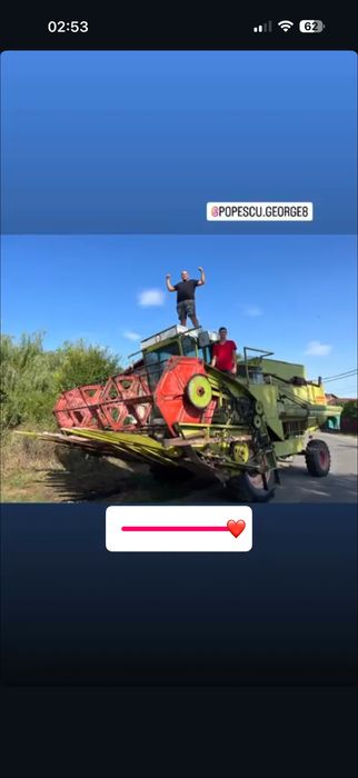 Claas dominator 80 impecabila propietar de 10 ani