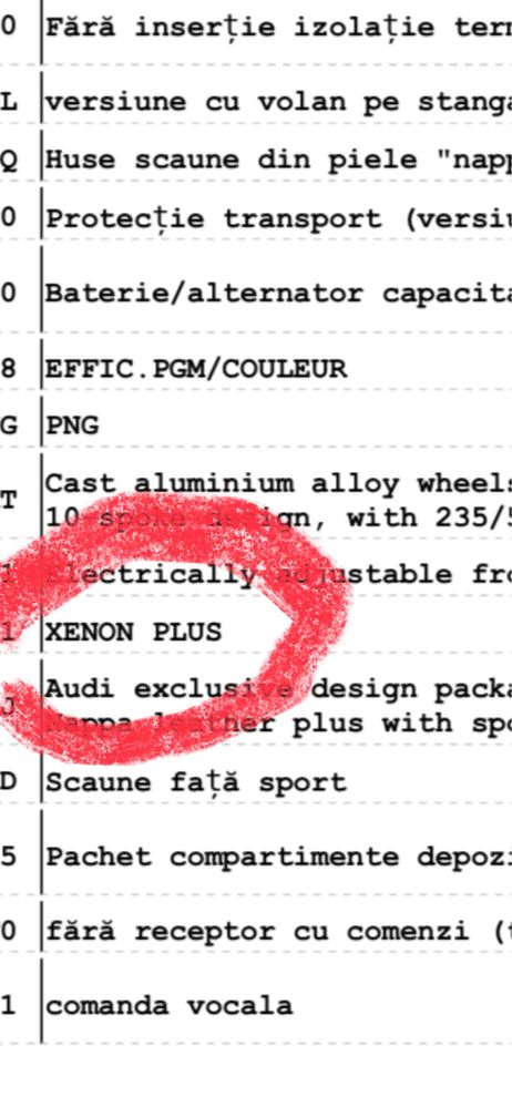 Far dreapta Audi Q5 2008-2012 bixenon +calculator