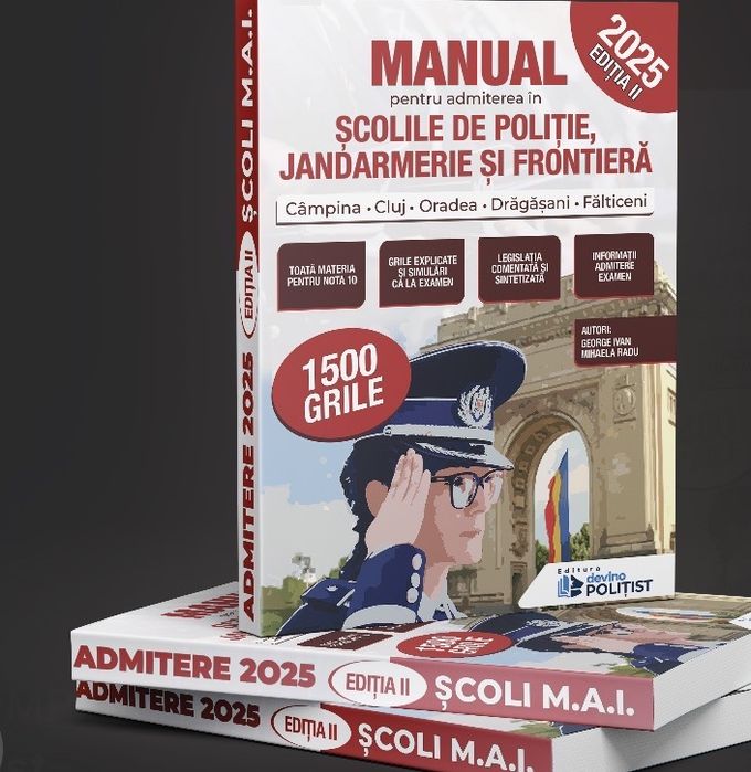 Vând cartea Devino Politist editia aII-a.