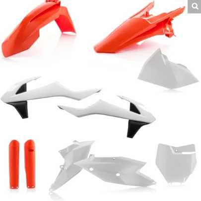 Full plastic kit originale pentru orice motor enduro cross