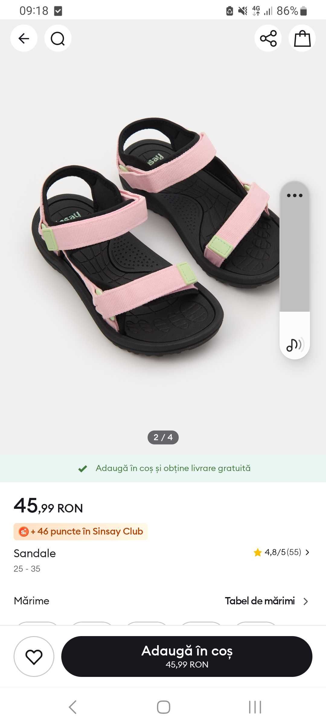 Incaltaminte vara fete masura 32