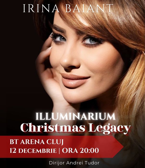 Vand 2 bilete concert 1+1 GRATIS Irina Baiant 12 dec. 2025